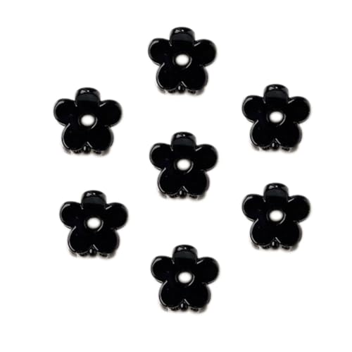 10 Stück Kleine Blume Haarspangen,2cm Klaue Clips Haarkrallen Hair Clips Rutschfestem Griff Mini-Accessoires Niedliche Blumen Haarklammer Haarschmuck für Damen DIY Haarstyling,Schwarz von Blausky