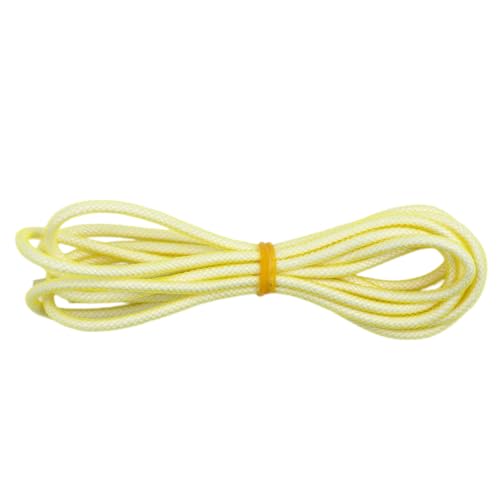 2 Paar 80cm Runde Schnürsenkel,universelle Stiefel Schnürsenkel Ersatz Schuhbänder Laces für Damen & Herren reißfeste Shoelace für Arbeitsschuhe Outdoorschuhe Wanderschuhe Boots,Gelb von Blausky