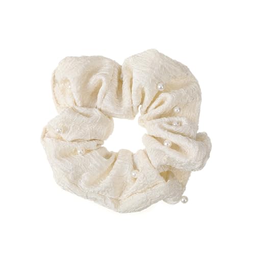 2 St點k Damen Haargummis,Elastische Haarb鋘der,Haare Ringe,Perlen-Haargummi,Haarschmuck,Scrunchies,Haarb鋘der mit Perlen,Haar-Accessoires,f黵 M鋎chen und Frauen,13 x 13 cm,Beige 2 St點k Damen Haargummis,Elastische Haarb鋘der,Haare Ringe,Perlen-Haargummi,Haarschmuck,Scrunchies,Haarb鋘der mit Perlen,Haar-Accessoires,f黵 M鋎chen und Frauen,13 x 13 cm,Beige von Blausky