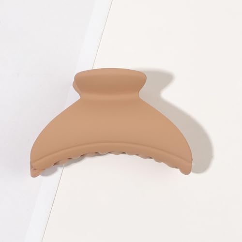 20 Stück Haarklamme,Kunststoff Rutschfester Haarspangen,Mini-Haarnadel,Haarklammern Matt,Modisches Haarschmuck,Haarstyling-Zubehör für Frauen Dickes und Dünnes Haar,Halbmond-Kurkuma,4.5 cm von Blausky