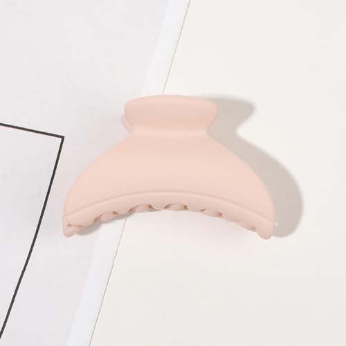 20 Stück Haarklamme,Kunststoff Rutschfester Haarspangen,Mini-Haarnadel,Haarklammern Matt,Modisches Haarschmuck,Haarstyling-Zubehör für Frauen Dickes und Dünnes Haar,Halbmond-Rosa,4.5 cm von Blausky