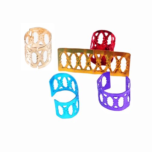 30 Stück 2.5x0.5cm Dreadlocks Schmuck aus Eisen,Metall Braids Schmuck für Braids Verstellbar Haarringe Cuffs Haarperlen Hair Accessories Haarschmuck für Männer und Frauen,Farbenreich von Blausky