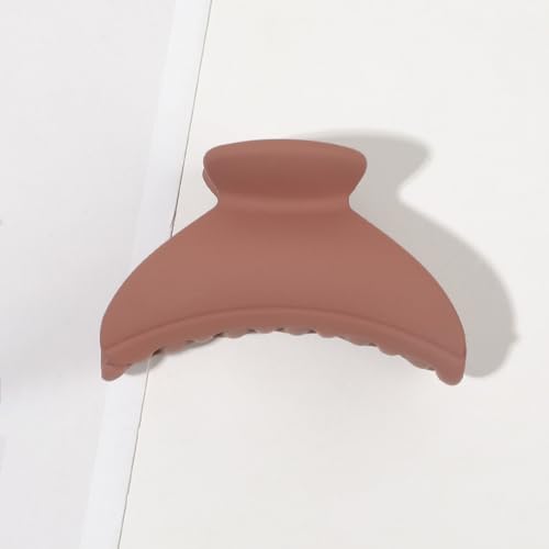 30 Stück Haarklamme,Kunststoff Rutschfester Haarspangen,Mini-Haarnadel,Haarklammern Matt,Modisches Haarschmuck,Haarstyling-Zubehör für Frauen Dickes und Dünnes Haar,Halbmond-Orange,4.5 cm von Blausky