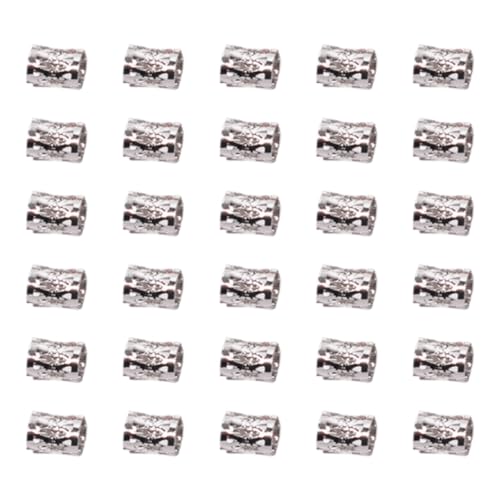 60 Stück 2.5x0.5cm Dreadlocks Schmuck aus Eisen,Metall Braids Schmuck für Braids Verstellbar Haarringe Cuffs Haarperlen Hair Accessories Haarschmuck für Männer und Frauen,Silber 60 Stück 2.5x0.5cm Dreadlocks Schmuck aus Eisen,Metall Braids Schmuck für Braids Verstellbar Haarringe Cuffs Haarperlen Hair Accessories Haarschmuck für Männer und Frauen,Silber von Blausky