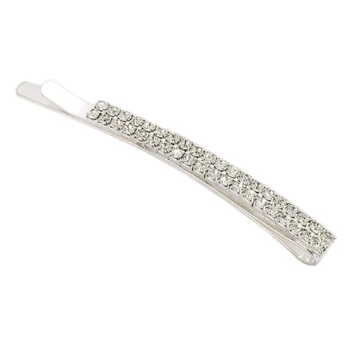 8 Stück 6.6x0.5cm Metall Bobby pins,Glitter Strass Haarnadeln Französisch Hair pin U-förmige Haarklammern Haarspange Haar Accessoires für Frauen Hair Styling Friseursalon,Silber 8 Stück 6.6x0.5cm Metall Bobby pins,Glitter Strass Haarnadeln Französisch Hair pin U-förmige Haarklammern Haarspange Haar Accessoires für Frauen Hair Styling Friseursalon,Silber von Blausky