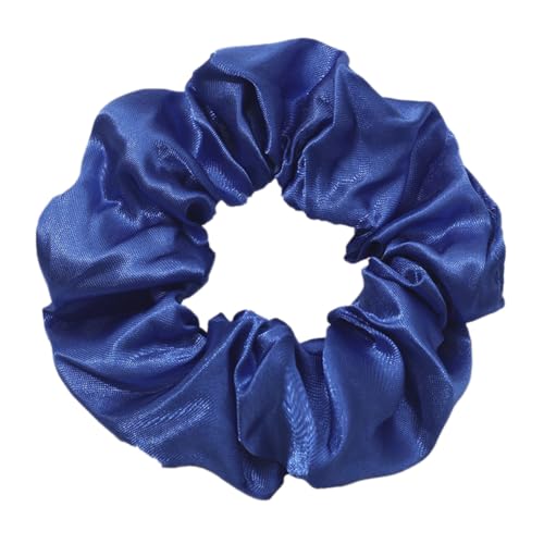 8 Stück Satin Haargummis,10cm Zopfgummis Haargummi Headband Bunte Haar Scrunchie Set Weich Elastisch Haarschmuck für Damen Frauen Lange Feine Oder Dicke Lockige Haare,Königsblau von Blausky