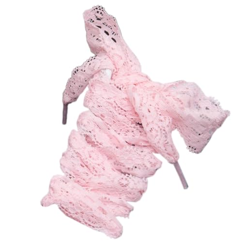 Blausky 2 Paar 120cm Schnürsenkel Spitze für Damen,Flache Laces Schuhbänder Spitzenband elastische Weiss Laces,Ballett-Stil Ersatz Shoelaces für Sneakers Sportschuhe und Laufschuhe,Hellrosa Blausky 2 Paar 120cm Schnürsenkel Spitze für Damen,Flache Laces Schuhbänder Spitzenband elastische Weiss Laces,Ballett-Stil Ersatz Shoelaces für Sneakers Sportschuhe und Laufschuhe,Hellrosa von Blausky