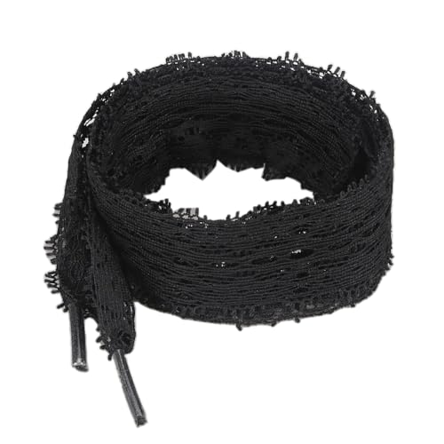 Blausky 2 Paar 160cm Schnürsenkel Spitze für Damen,Flache Laces Schuhbänder Spitzenband elastische Weiss Laces,Ballett-Stil Ersatz Shoelaces für Sneakers Sportschuhe und Laufschuhe,Schwarz Blausky 2 Paar 160cm Schnürsenkel Spitze für Damen,Flache Laces Schuhbänder Spitzenband elastische Weiss Laces,Ballett-Stil Ersatz Shoelaces für Sneakers Sportschuhe und Laufschuhe,Schwarz von Blausky