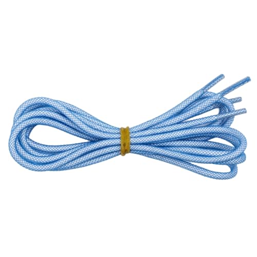 Blausky 2 Paar 80cm Runde Schnürsenkel,universelle Stiefel Schnürsenkel Ersatz Schuhbänder Laces für Damen & Herren reißfeste Shoelace für Arbeitsschuhe Outdoorschuhe Wanderschuhe Boots,Königsblau von Blausky
