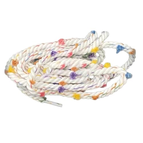 Blausky 2 Paare 100cm Bunte Schnürsenkel für Männer und Frauen,reißfest Schuhbänder Ersatz Shoelaces aus Polyester Universalmodell für Sneakers Sportschuhe Turnschuhe Laufschuhe,Runder Stil von Blausky