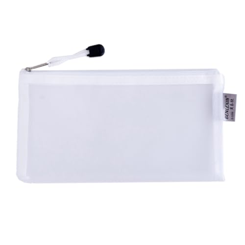 Blausky 24 Stück Taschen aus Netzgewebe mit Reißverschluss,Mehrzweck Mäppchen Federmäppchen Stiftemäppchen Kosmetiktasche Pencil Case Schreibwaren Organizer für DIY-Heimarbeit Kosmetik 22x11.5cm,Weiß Blausky 24 Stück Taschen aus Netzgewebe mit Reißverschluss,Mehrzweck Mäppchen Federmäppchen Stiftemäppchen Kosmetiktasche Pencil Case Schreibwaren Organizer für DIY-Heimarbeit Kosmetik 22x11.5cm,Weiß von Blausky