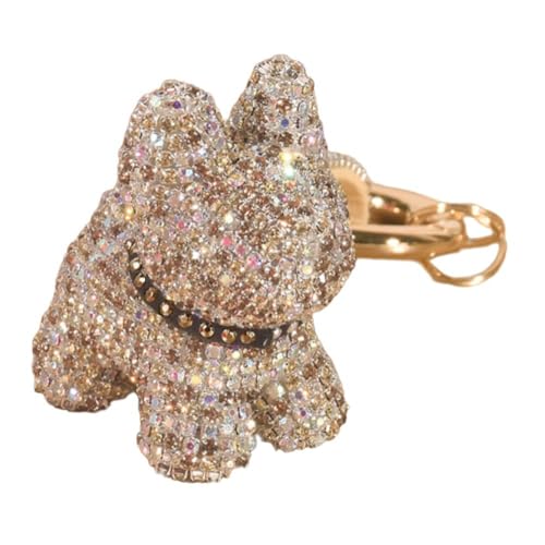 Blausky Süße Welpen Strass Schlüsselanhänger,Kleiner Französische Bulldogge Keychain,Strass-Taschenanhänger Schlüsselring Hund Charm Anhänger Geschenke für Damen Frauen Männer,Kaffee Blausky Süße Welpen Strass Schlüsselanhänger,Kleiner Französische Bulldogge Keychain,Strass-Taschenanhänger Schlüsselring Hund Charm Anhänger Geschenke für Damen Frauen Männer,Kaffee von Blausky