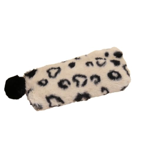 Flauschiges Plüsch-Federtasche,Leopardenmuster Federmäppchen Pencil Case Schreibwaren Organizer Mäppchen Kosmetiktasche Schulmäppchen Stiftemappe,für Schule Arbeit Reisen,Kaffee Flauschiges Plüsch-Federtasche,Leopardenmuster Federmäppchen Pencil Case Schreibwaren Organizer Mäppchen Kosmetiktasche Schulmäppchen Stiftemappe,für Schule Arbeit Reisen,Kaffee von Blausky