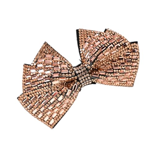 Kristall Bow Hair Clip,Strass Schleife Glitzer Haarspange aus Strass,Haarschleifen,Metall Frühling Clip,Vintage Barrettes,Elegante Französische Haarschmuck für Damen und Frauen,Champagner C Kristall Bow Hair Clip,Strass Schleife Glitzer Haarspange aus Strass,Haarschleifen,Metall Frühling Clip,Vintage Barrettes,Elegante Französische Haarschmuck für Damen und Frauen,Champagner C von Blausky