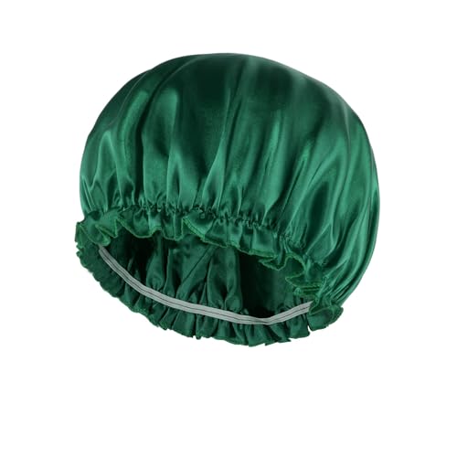 Satin-Schlafmütze für Damen,Nacht Schlaf Mütze Satin Bonnet Seidenhaube zum Schlafen Weiche Kopfhaube Kopfbedeckung Schlafkappe mit Gummizug Elastische Haarhaube Duschhauben,Grün Satin-Schlafmütze für Damen,Nacht Schlaf Mütze Satin Bonnet Seidenhaube zum Schlafen Weiche Kopfhaube Kopfbedeckung Schlafkappe mit Gummizug Elastische Haarhaube Duschhauben,Grün von Blausky