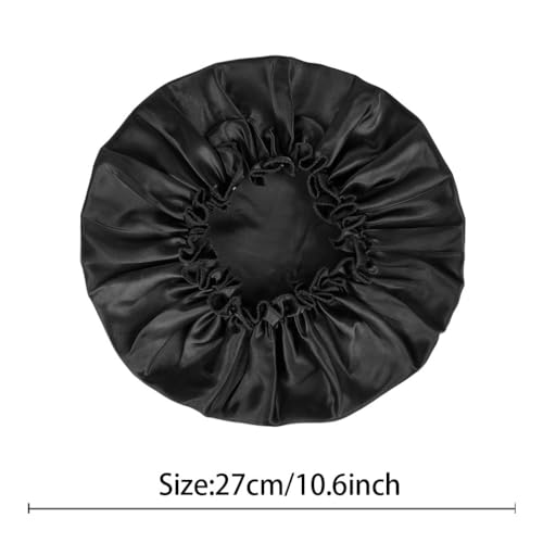 Satin-Schlafmütze für Damen,Nacht Schlaf Mütze Satin Bonnet Seidenhaube zum Schlafen Weiche Kopfhaube Kopfbedeckung Schlafkappe mit Gummizug Elastische Haarhaube Duschhauben,Hellrot Satin-Schlafmütze für Damen,Nacht Schlaf Mütze Satin Bonnet Seidenhaube zum Schlafen Weiche Kopfhaube Kopfbedeckung Schlafkappe mit Gummizug Elastische Haarhaube Duschhauben,Hellrot von Blausky