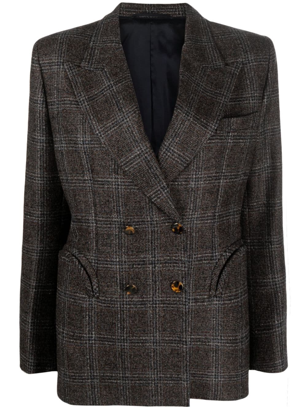 Blazé Milano Blazer mit Karomuster - Grau von Blazé Milano