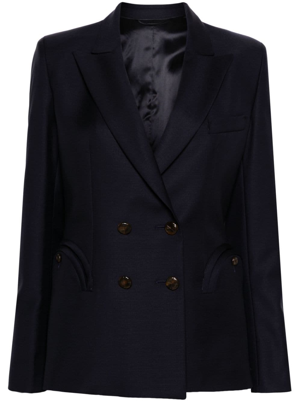 Blazé Milano First Class Charmer doppelreihiger Blazer - Blau von Blazé Milano