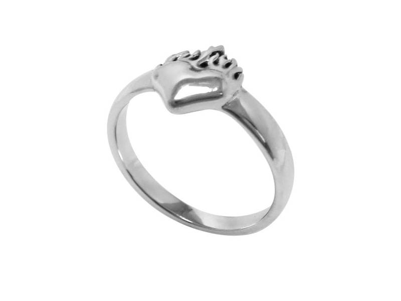 Blazing Heart Ring | Schlichtes Band von BlazeJewelries