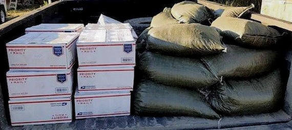 Sapphire Gravel Bags, Montana, 30 Pfund | Neuware 1/2 "Bis 1/8" von BlazeNGems