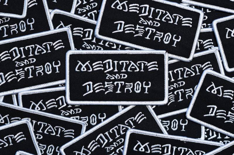 Meditate & Destroy Patch - Kostenloser Versand Nach Deutschland von BlazedNotConfused