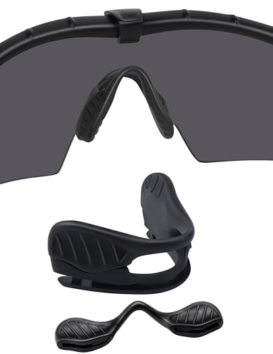 BLAZERBUCK Ersatz-Nasenpads für Oakley M Frame 2.0 Strike Sonnenbrille, Schwarz von BlazerBuck