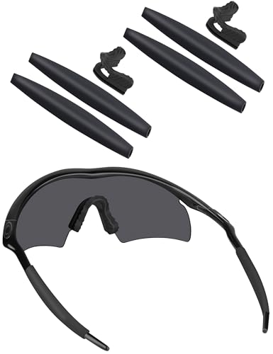 BLAZERBUCK Ersatzsocken-Set, Ohrstöpsel und Nasenstücke für Oakley M Frame Series Sonnenbrille, Schwarz + Schwarz von BlazerBuck