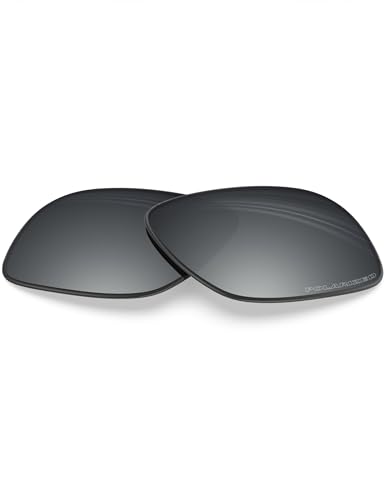 BlazerBuck Anti-salz Polarisierte Ersatzgläser für Oakley Sliver XL OO9341 - Silberchrom von BlazerBuck