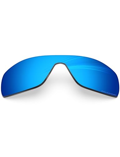 BlazerBuck Anti-salz Polarisierte Ersatzgläser für Oakley Batwolf OO9101 - Eisblau von BlazerBuck