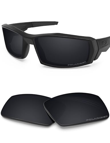 BlazerBuck Anti-salz Polarisierte Ersatzgläser für Oakley Canteen 2006 - Schwarz von BlazerBuck