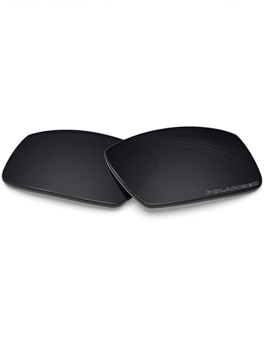 BlazerBuck Anti-salz Polarisierte Ersatzgläser für Oakley Crankshaft OO9239 - Schwarz von BlazerBuck