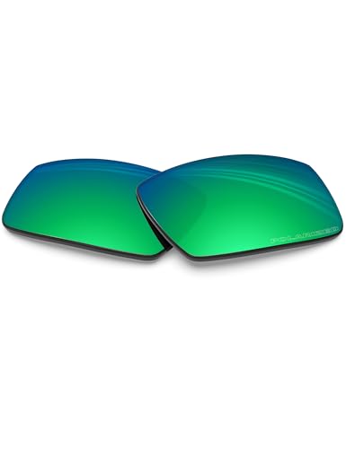 BlazerBuck Anti-salz Polarisierte Ersatzgläser für Oakley Crankshaft OO9239 - Smaragdgrün von BlazerBuck