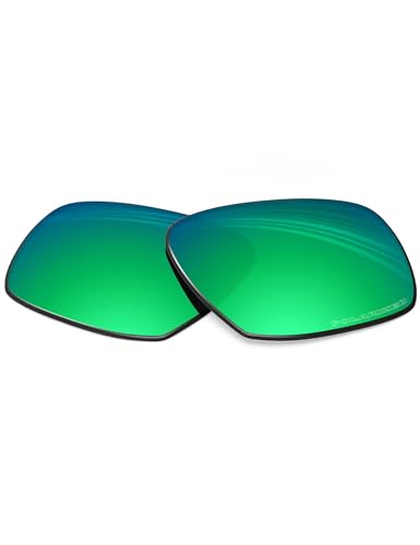 BlazerBuck Anti-salz Polarisierte Ersatzgläser für Oakley Dispatch 1 OO9090 - Smaragdgrün von BlazerBuck