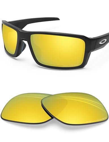 BlazerBuck Anti-salz Polarisierte Ersatzgläser für Oakley Double Edge OO9380-24K Gold von BlazerBuck