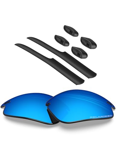BlazerBuck Anti-salz Polarisierte Ersatzgläser für Oakley Fast Jacket OO9097 - Eisblau von BlazerBuck