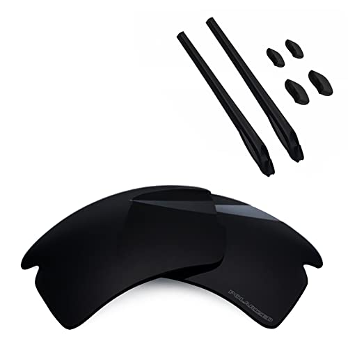 BlazerBuck Anti-salz Polarisierte Ersatzgläser für Oakley Flak 2.0 XL OO9188 - Schwarz von BlazerBuck