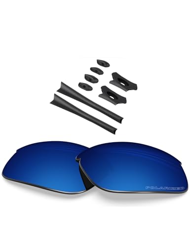 BlazerBuck Anti-salz Polarisierte Ersatzgläser für Oakley Flak Jacket - Mitternachtsblau von BlazerBuck