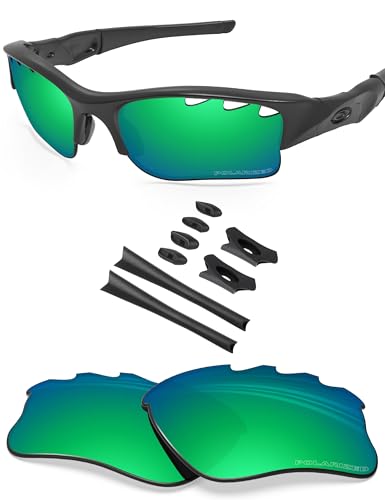 BlazerBuck Anti-salz Polarisierte Ersatzgläser für Oakley Flak Jacket XLJ - Entlüftet Smaragdgrün BlazerBuck Anti-salz Polarisierte Ersatzgläser für Oakley Flak Jacket XLJ - Entlüftet Smaragdgrün von BlazerBuck