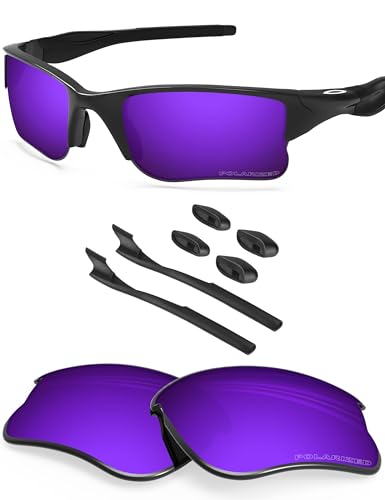BlazerBuck Anti-salz Polarisierte Ersatzgläser für Oakley Half Jacket 2.0 XL OO9154 - Kosmisches Lila von BlazerBuck