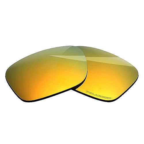 BlazerBuck Anti-salz Polarisierte Ersatzgläser für Oakley Jawbone Racing Jacket - Entlüftet 24K Gold von BlazerBuck