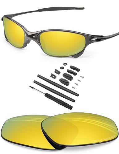 BlazerBuck Anti-salz Polarisierte Ersatzgläser für Oakley Juliet - 24K Gold von BlazerBuck