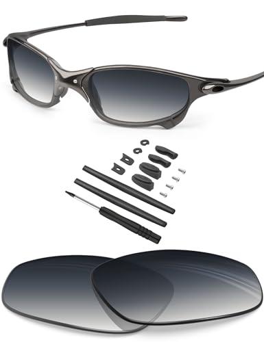 BlazerBuck Anti-salz Polarisierte Ersatzgläser für Oakley Juliet - Grauer Farbverlauf von BlazerBuck