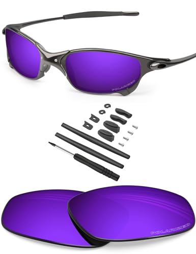 BlazerBuck Anti-salz Polarisierte Ersatzgläser für Oakley Juliet - Kosmisches Lila von BlazerBuck