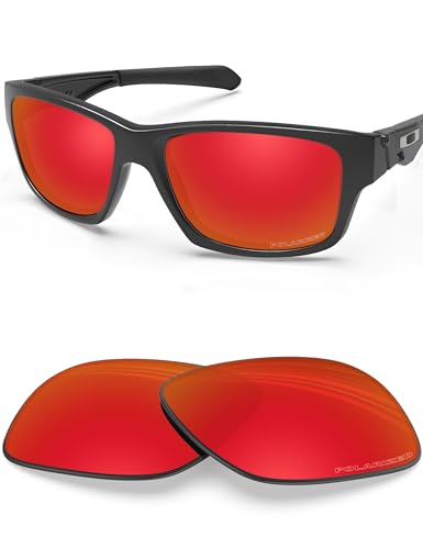 BlazerBuck Anti-salz Polarisierte Ersatzgläser für Oakley Jupiter Squared OO9135 - Feuerrot von BlazerBuck