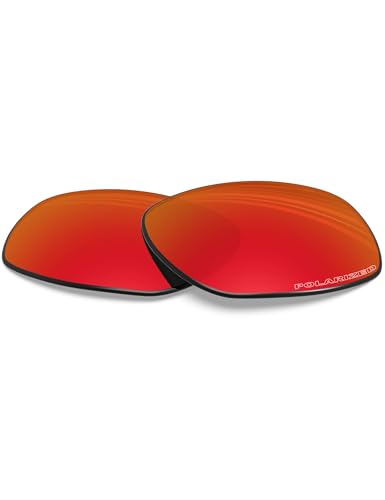 BlazerBuck Anti-salz Polarisierte Ersatzgläser für Oakley Ten X OO9128 - Feuerrot von BlazerBuck