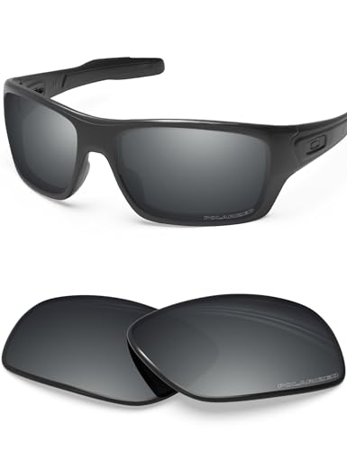 BlazerBuck Anti-salz Polarisierte Ersatzgläser für Oakley Turbine OO9263 - Silberchrom von BlazerBuck
