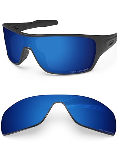 BlazerBuck Anti-salz Polarisierte Ersatzgläser für Oakley Turbine Rotor OO9307 - Mitternachtsblau von BlazerBuck