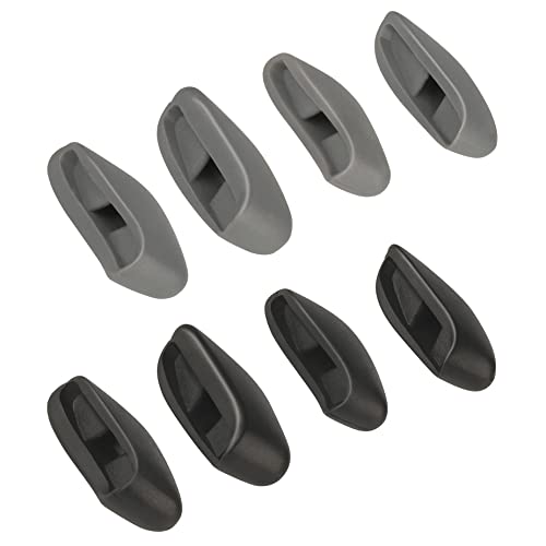 BlazerBuck Ersatz-Nasenpads Nasenstück für Oakley Flak 2.0/Flak 2.0 XL/Flak 2.0 Asian Fit/Flak XS/Flak XXS Sonnenbrille - Schwarz + Grau von BlazerBuck