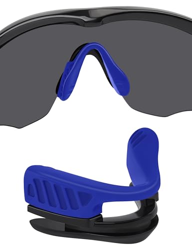 BlazerBuck Ersatz-Nasenpads für Oakley M2 Rahmen OO9212 OO9254/M2 Rahmen XL OO9343 OO9345 Sonnenbrille, Blau von BlazerBuck
