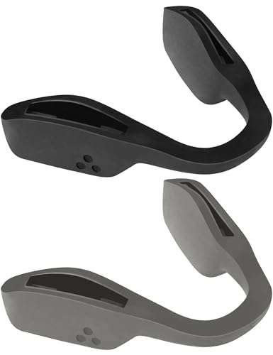 BlazerBuck Ersatz-Nasenpolster für Oakley Portal OO9446 / Portal X OO9460 Sonnenbrille, Schwarz/Grau, 0 von BlazerBuck